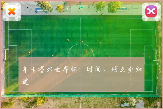 年卡塔尔世界杯：时间、地点全知道