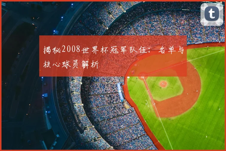 揭秘2008世界杯冠军队伍：名单与核心球员解析