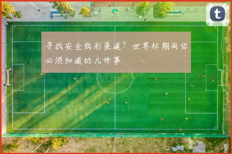 寻找安全购彩渠道?世界杯期间你必须知道的几件事